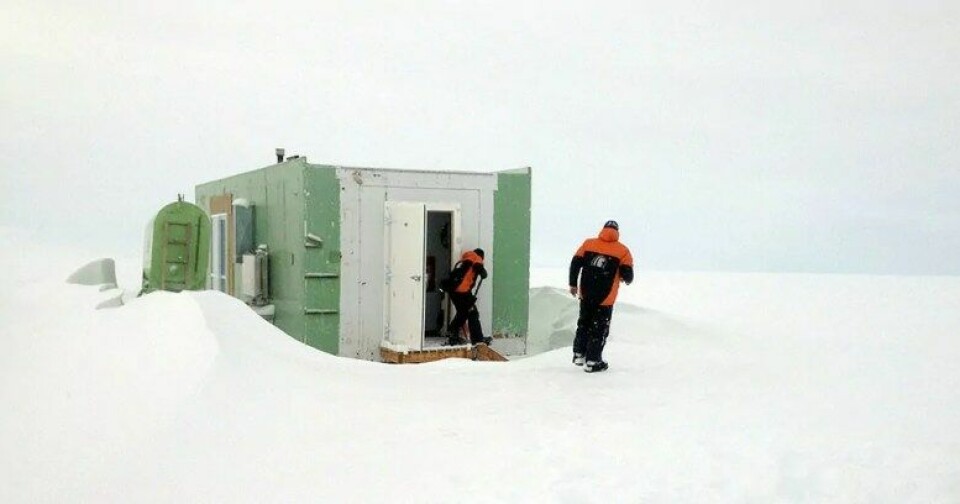 Forskningsstasjon på Antarktis (Foto: Flickr)