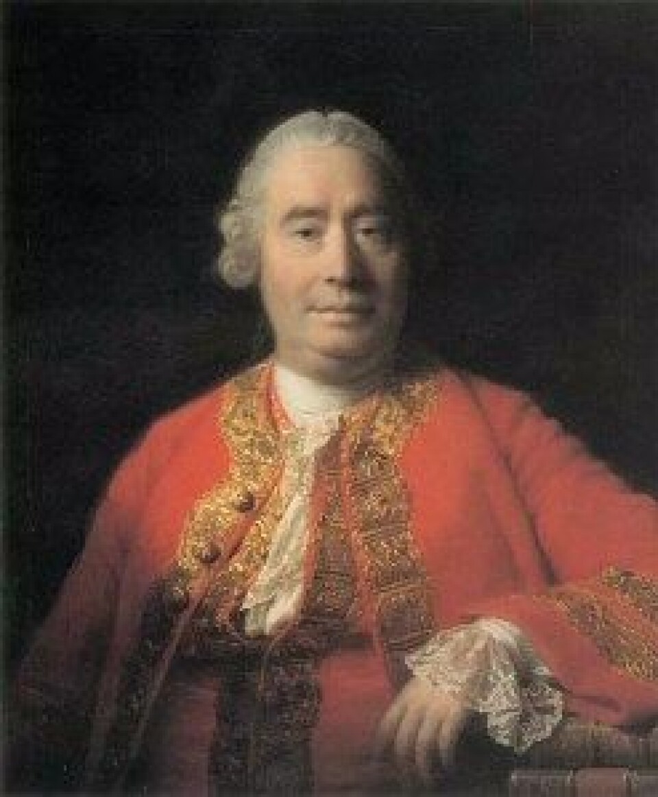 David Hume (Kilde: Wikimedia commons) David Hume (Kilde: Wikimedia commons)