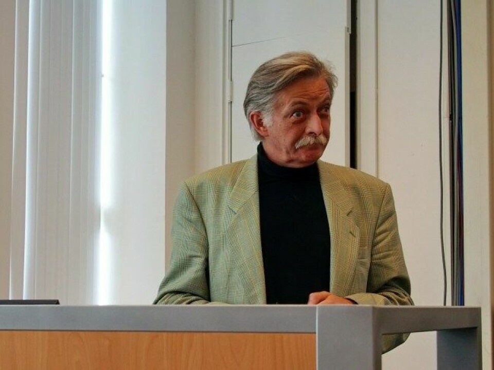Kurt Walter Zeidler, her fotografert under en Hegelkonferanse i Tilburg, Nederland i 2012. (Foto: Steinar Mathisen)