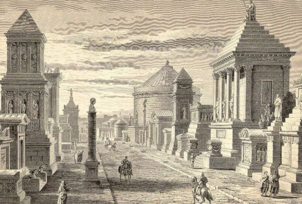 Via Appia i Roma (Kilde: Wikimedia Commons) Via Appia i Roma (Kilde: Wikimedia Commons)