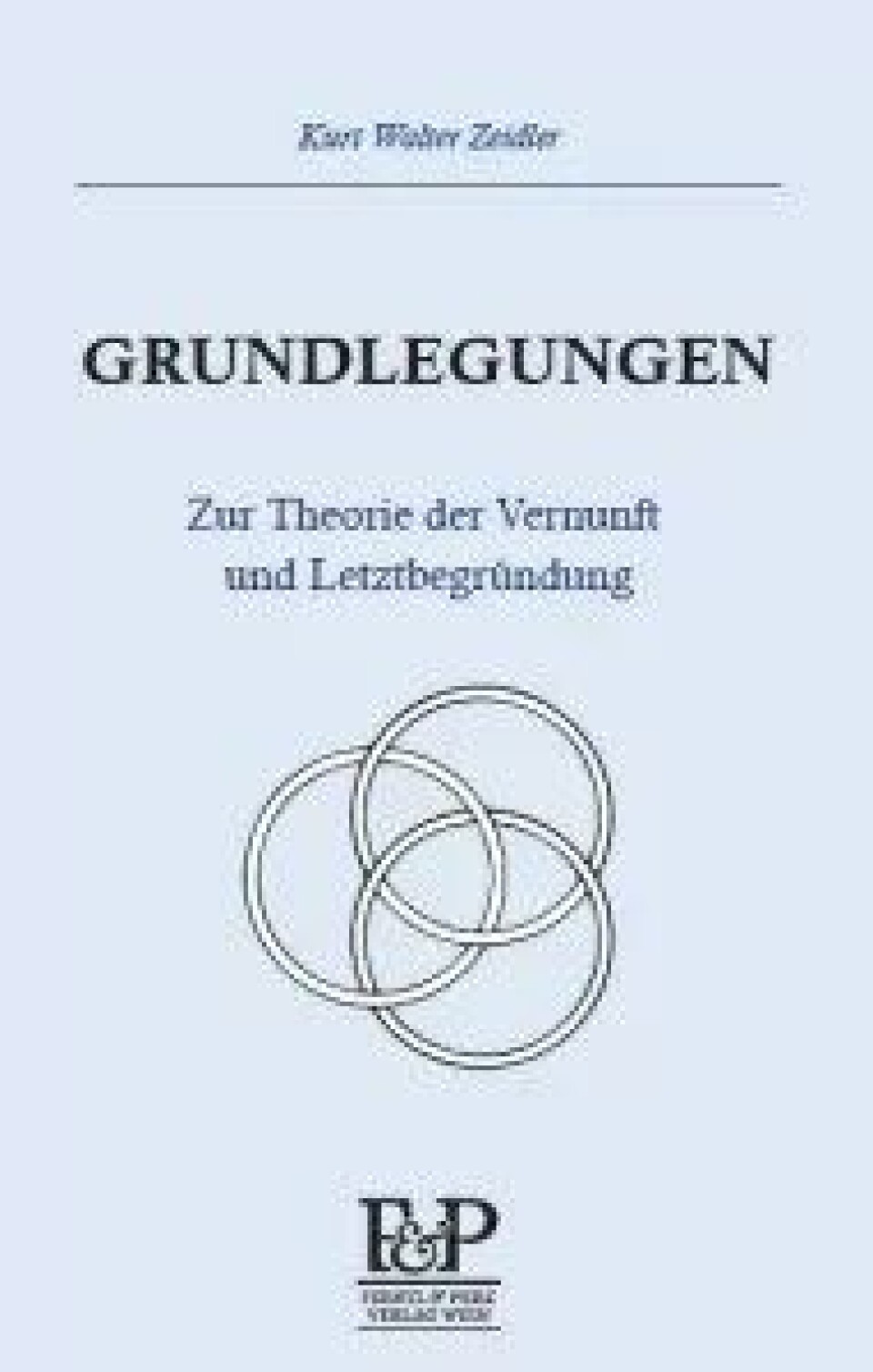 Grundlegungen. Zur Theorie der Vernunft und Letztbegründung av Kurt Walter Zeidler. Wien Ferstl & Perz, 2016. Grundlegungen. Zur Theorie der Vernunft und Letztbegründung av Kurt Walter Zeidler. Wien Ferstl & Perz, 2016.