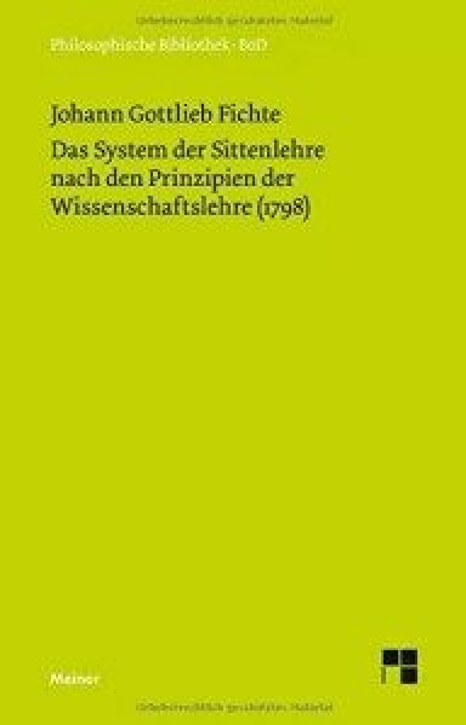 Fichtes System der Sittenlehre. Ein Kooperativer Kommentar av Jean-Christophe Merle og Andreas Schmidt (red.)