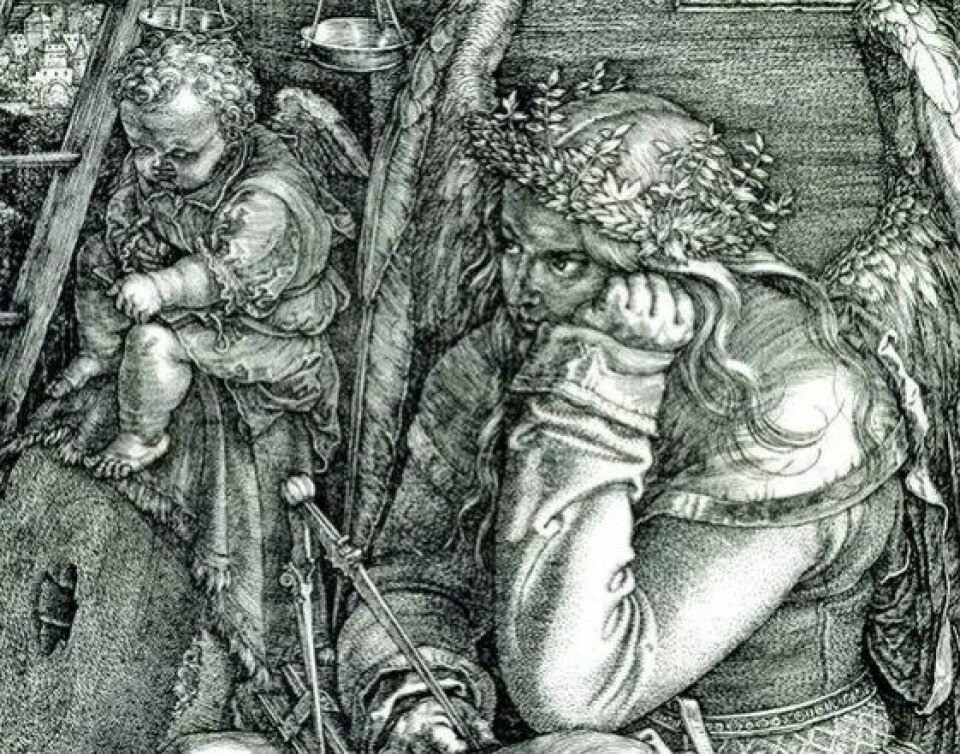 Melencolia I av Albrecht Dürer (Kilde: Wikimedia commons CC0 1.0) Melencolia I av Albrecht Dürer (Kilde: Wikimedia commons CC0 1.0)