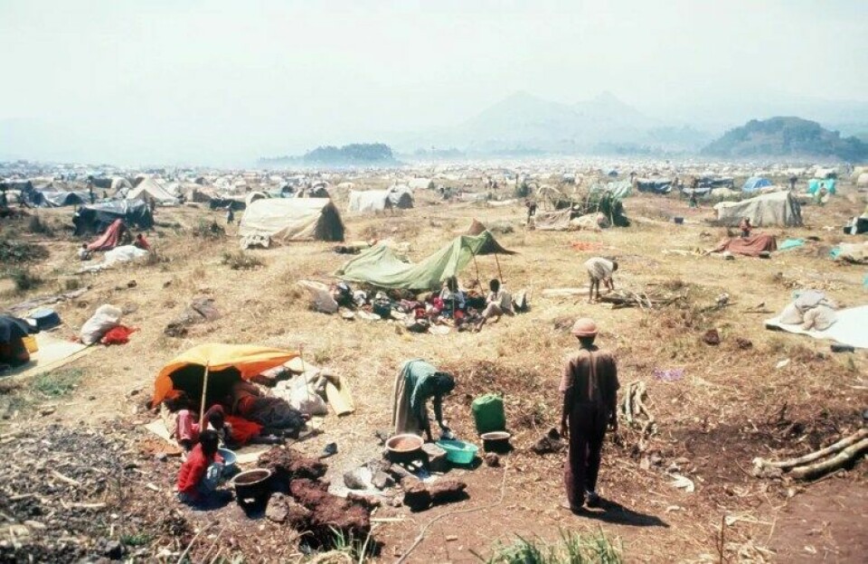 Bilde fra en flyktningsleir i Goma. (Kilde: Pictryl.com)