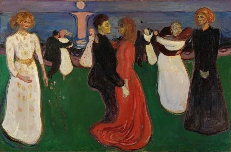 Livets dans av Edvard Munch. (Kilde: Wikimedia Commons) Livets dans av Edvard Munch. (Kilde: Wikimedia Commons)