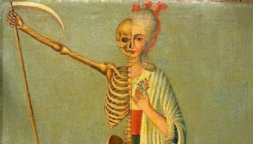 Utsnitt av Life and death (Kilde: Wikimedia commons) Utsnitt av Life and death (Kilde: Wikimedia commons)