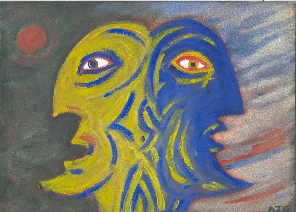 «Janus», vannmaleri av Tony Geist (Kilde: Wikimedia Commons) «Janus», vannmaleri av Tony Geist (Kilde: Wikimedia Commons)