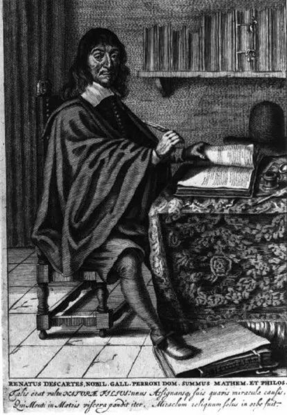 Descartes skille mellom subjekt og objekt har ført filosofien på avveie, mener Midgley. (Illustrasjon: Wikimedia Commons) Descartes skille mellom subjekt og objekt har ført filosofien på avveie, mener Midgley. (Illustrasjon: Wikimedia Commons)