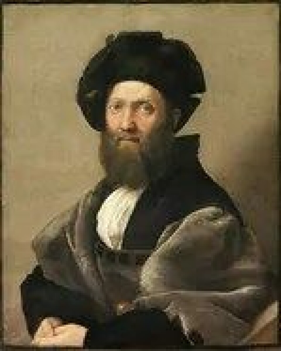 Er Castigliones høflige skikk og bruk selve grunnstenen i Sennetts dialogiske samarbeid? Baldassare Castiglione (1478-1579) er her portrettert av Rafael. (Kilde: Wikimedia commons CC0 1.0) Er Castigliones høflige skikk og bruk selve grunnstenen i Sennetts dialogiske samarbeid? Baldassare Castiglione (1478-1579) er her portrettert av Rafael. (Kilde: Wikimedia commons CC0 1.0)