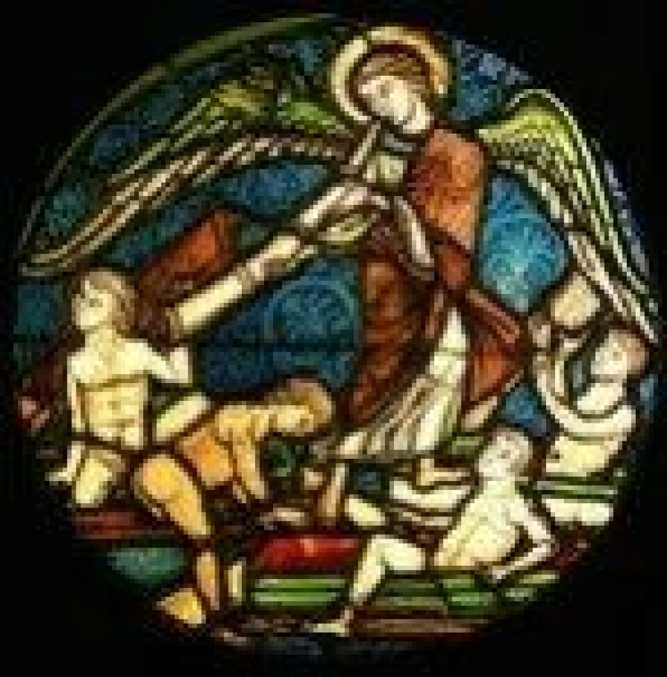 De dødes oppstandelse — De dødes oppstandelse, glassmaleri fra Musée national du Moyen Age i Paris. (Kilde: Wikimedia Commons)