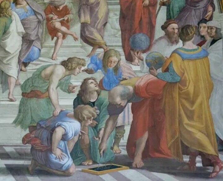 «Skolen i Athen» av Michelangelo (Kilde:Wikimedia commons)