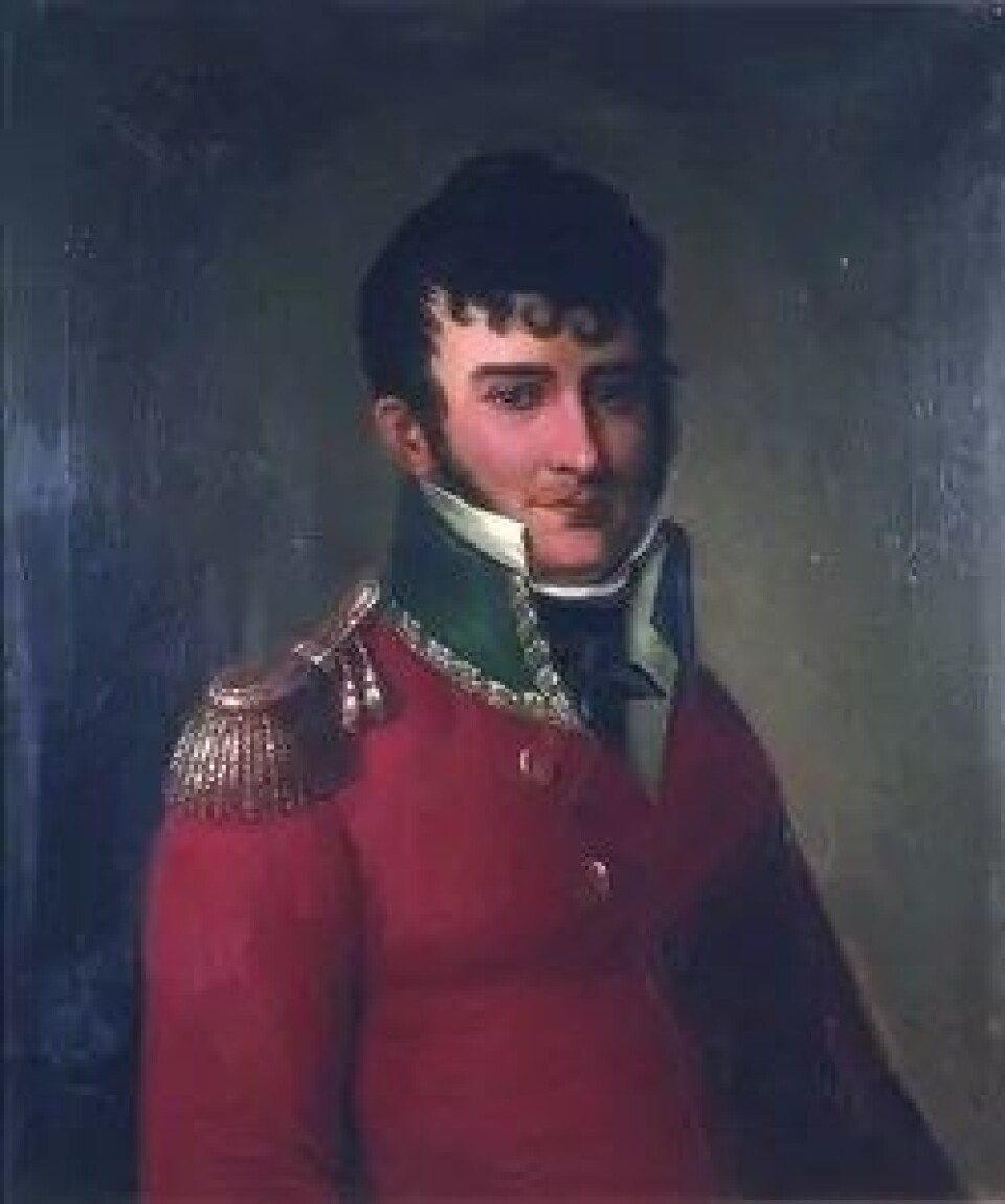 Christian Magnus Falsen (1782-1830), malt av Christian Olsen. (Kilde: Wikimedia Commons) Christian Magnus Falsen (1782-1830), malt av Christian Olsen. (Kilde: Wikimedia Commons)