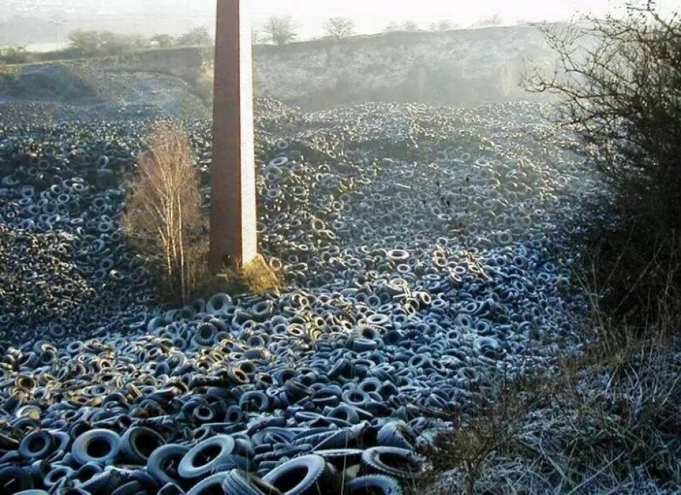 Forlatne dekk nord i Kent, England. (Kjelde: Wikimedia Commons) Forlatne dekk nord i Kent, England. (Kjelde: Wikimedia Commons)