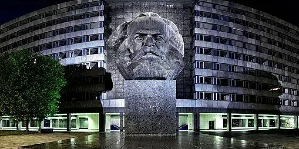 Karl Marx monument i Chemnitz (Kilde: Pixel-liebe, Wikimedia Commons)