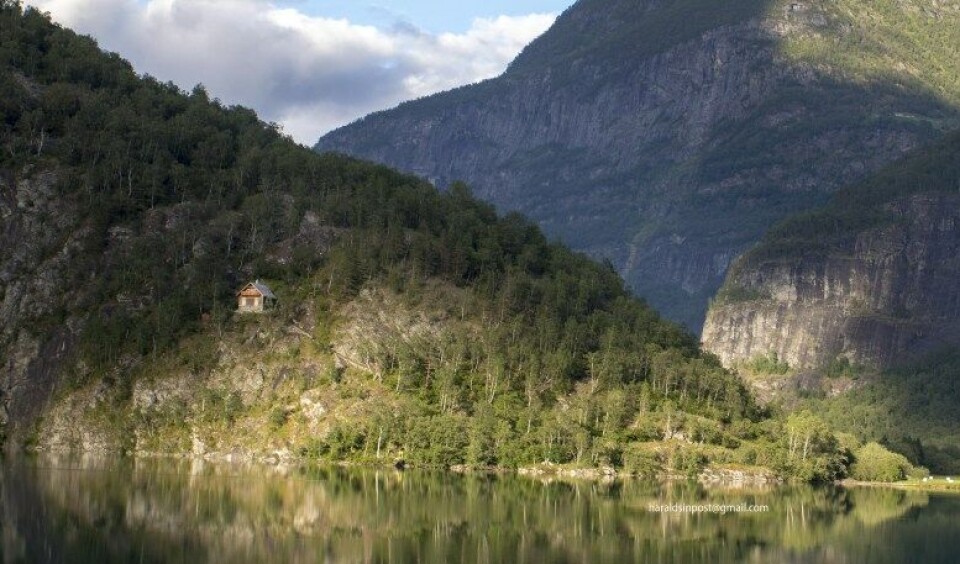 Wittgensteins gjenoppbygde hytte i Skjolden. (Kilde: Harald Vatne) Wittgensteins gjenoppbygde hytte i Skjolden. (Kilde: Harald Vatne)