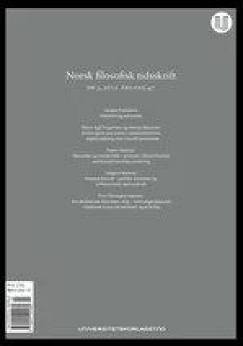 I siste nummer av Norsk filosofisk tidsskrift belyses ulike filosofiske, idé- og filosofihistoriske forståelser av hva danning er.