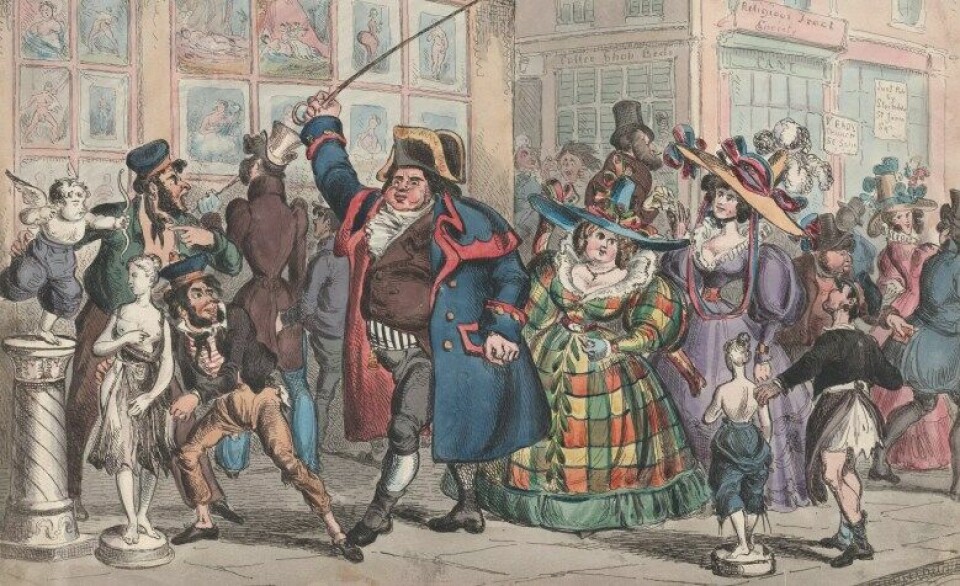 William Heath, «The march of morality», 1827-1829. (Illustrasjon: The Met Museum/Wikimedia commons.)