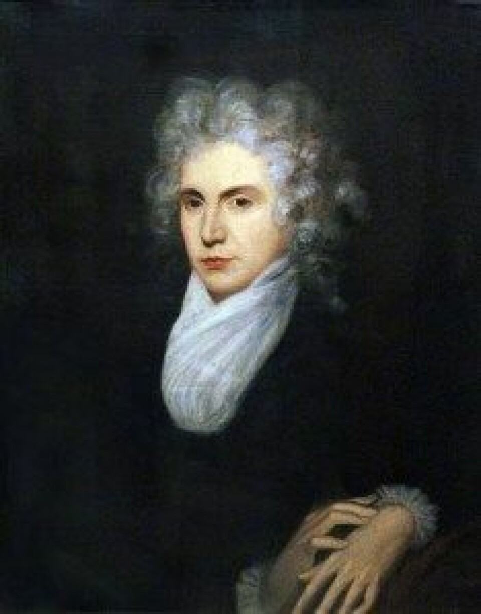 Mary Wollstonecraft (1759–1797) malt av John Williamson (Kilde: Wikimedia commons)