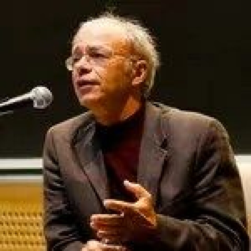 Filosof Peter Singer opna Dyreetikkonferansen 2012. (Foto: Wikimedia Commons) Filosof Peter Singer opna Dyreetikkonferansen 2012. (Foto: Wikimedia Commons)