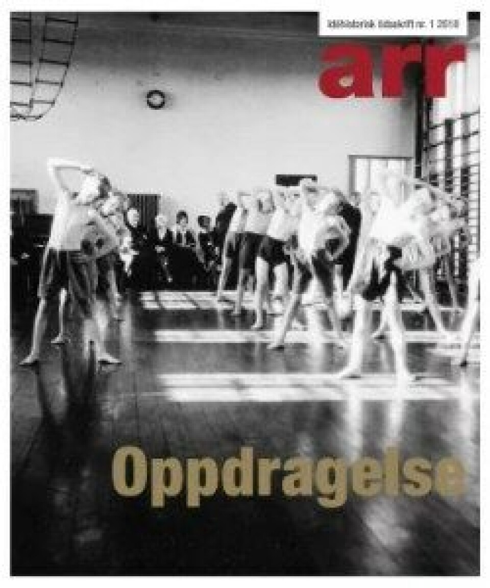 Arr – idéhistorisk tidsskrift er ute med nytt nummer om «Oppdragelse». Arr – idéhistorisk tidsskrift er ute med nytt nummer om «Oppdragelse».
