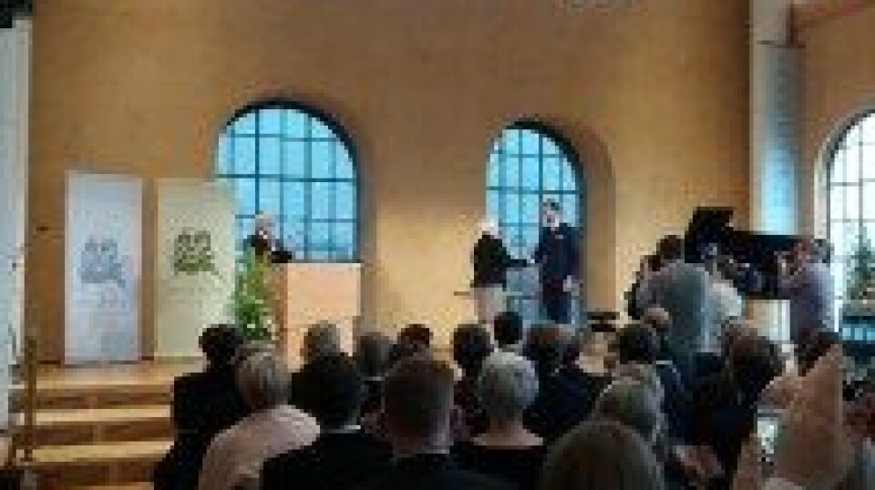 Onora O’Neill mottar Holbergprisen i Bergen i år. (Foto: Amanda Schei)