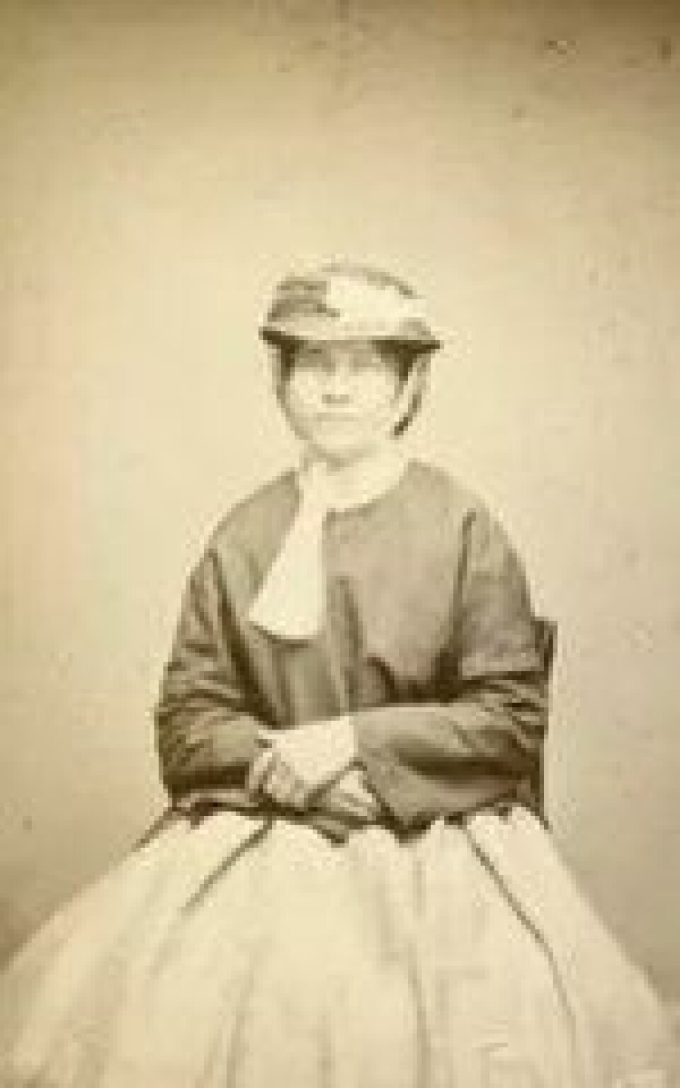 Arrestant Ingrid Løfstedt, 1868. Fotograf: Emil Rye. Arrestant Ingrid Løfstedt, 1868. Fotograf: Emil Rye.