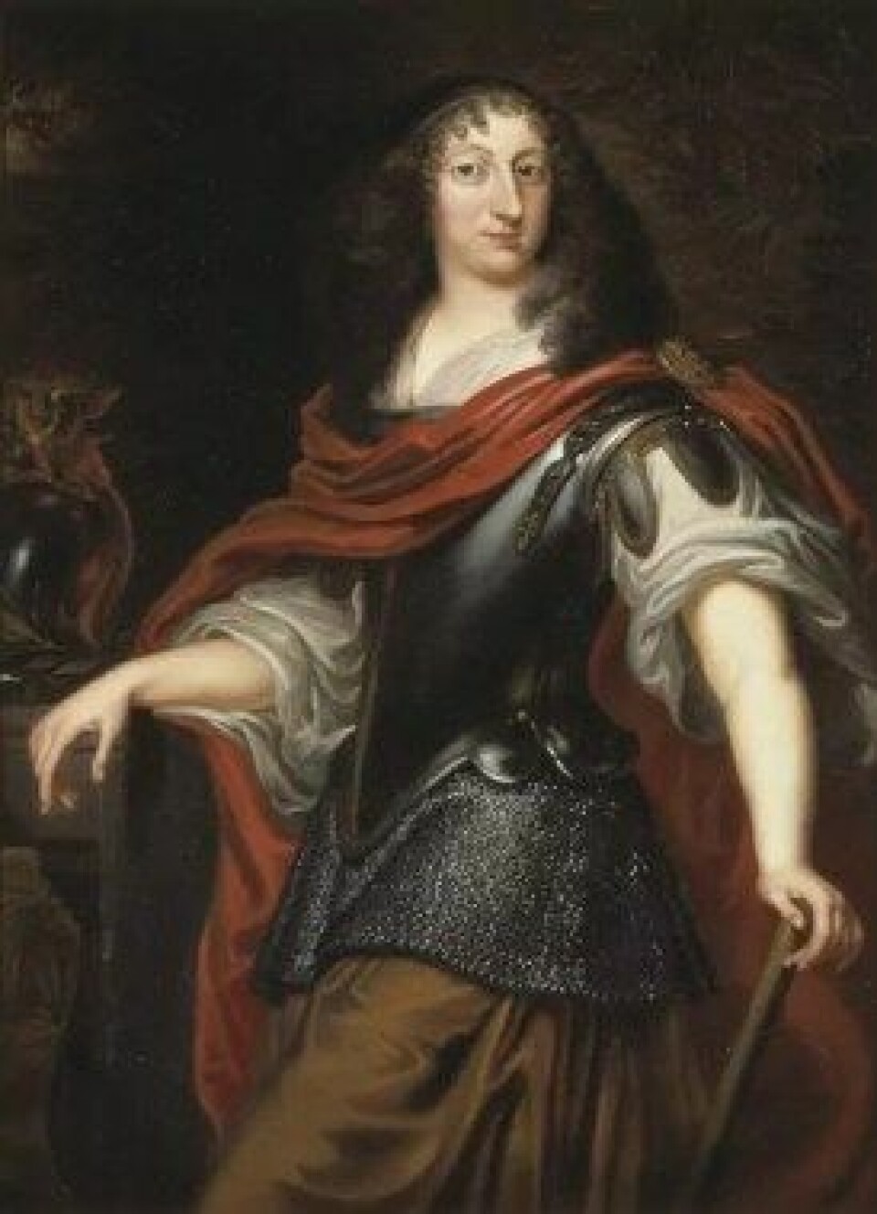 Kristina som Minerva av Justus van Egmont (Kilde: Wikimedia commons)