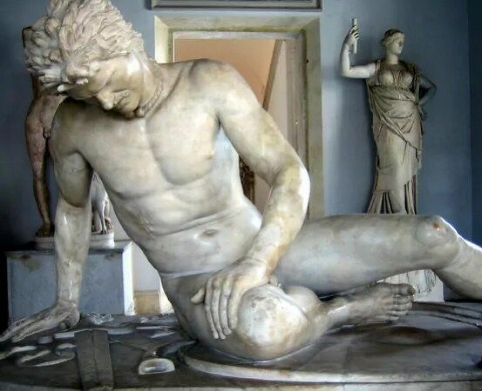 Døende galler i Musei Capitolini i Roma. (Kilde: Flickr)