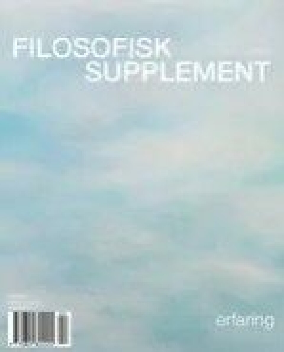 Filosofisk supplement 2/2013 Filosofisk supplement 2/2013