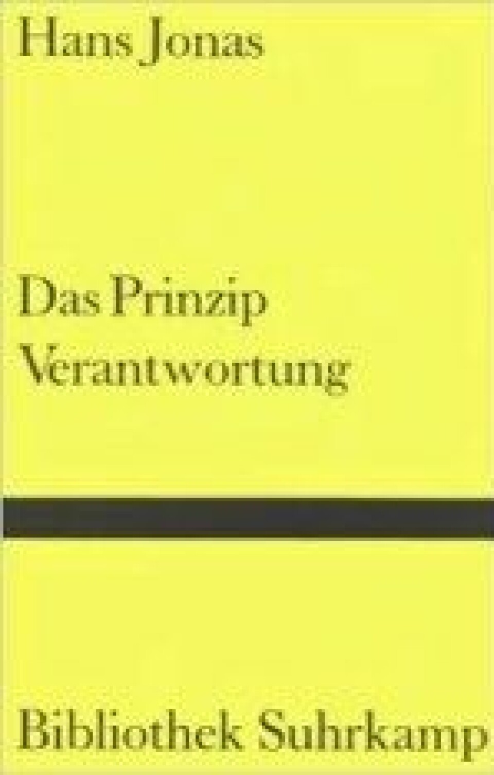 Das Prinzip Verantwortung (1979) Das Prinzip Verantwortung (1979)