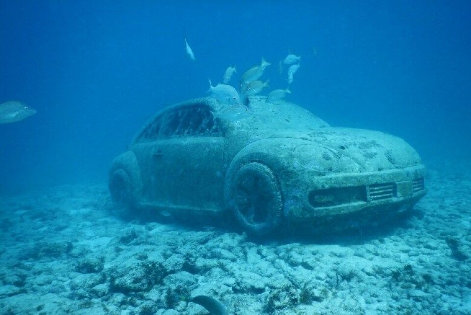 Skulptur av Jason deCaires Taylor. (Bilde: Flickr). Skulptur av Jason deCaires Taylor. (Bilde: Flickr).