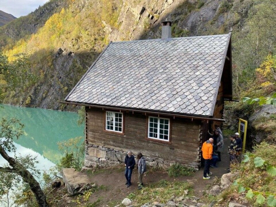 Det gjenreiste huset til Wittgenstien i Skjolden. (Foto: Olav Slettebø) Det gjenreiste huset til Wittgenstien i Skjolden. (Foto: Olav Slettebø)