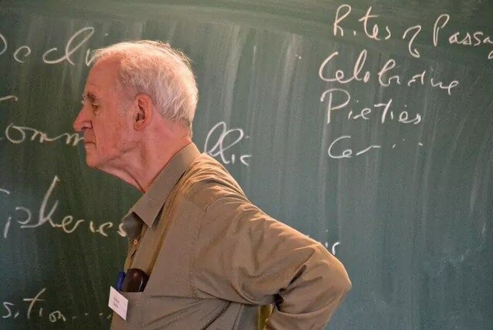 Charles Taylor, her avbildet under en forelesning ved universitetet i Tübingen. (Foto: Daniel Silliman / Flickr) Charles Taylor, her avbildet under en forelesning ved universitetet i Tübingen. (Foto: Daniel Silliman / Flickr)