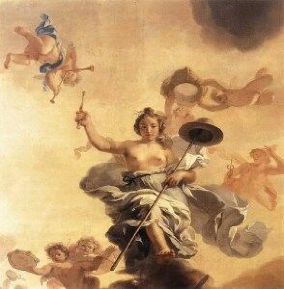 Allegory of the Freedom of Trade av Gérard de Lairesse, 1672. (Kilde: Wikimedia Commons) Allegory of the Freedom of Trade av Gérard de Lairesse, 1672. (Kilde: Wikimedia Commons)