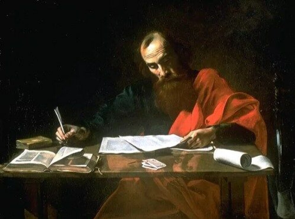 «Apostelen Paulus brev» av Valentin de Boulogne (ca. 1591 – 1632). (Kilde: Wikimedia Commons) «Apostelen Paulus brev» av Valentin de Boulogne (ca. 1591 – 1632). (Kilde: Wikimedia Commons)