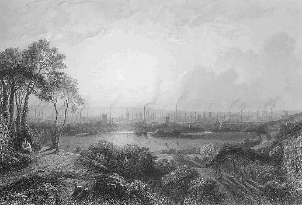 Cottonpolis av Edward Goodall (1795-1870). (Kilde: Wikimedia Commons)