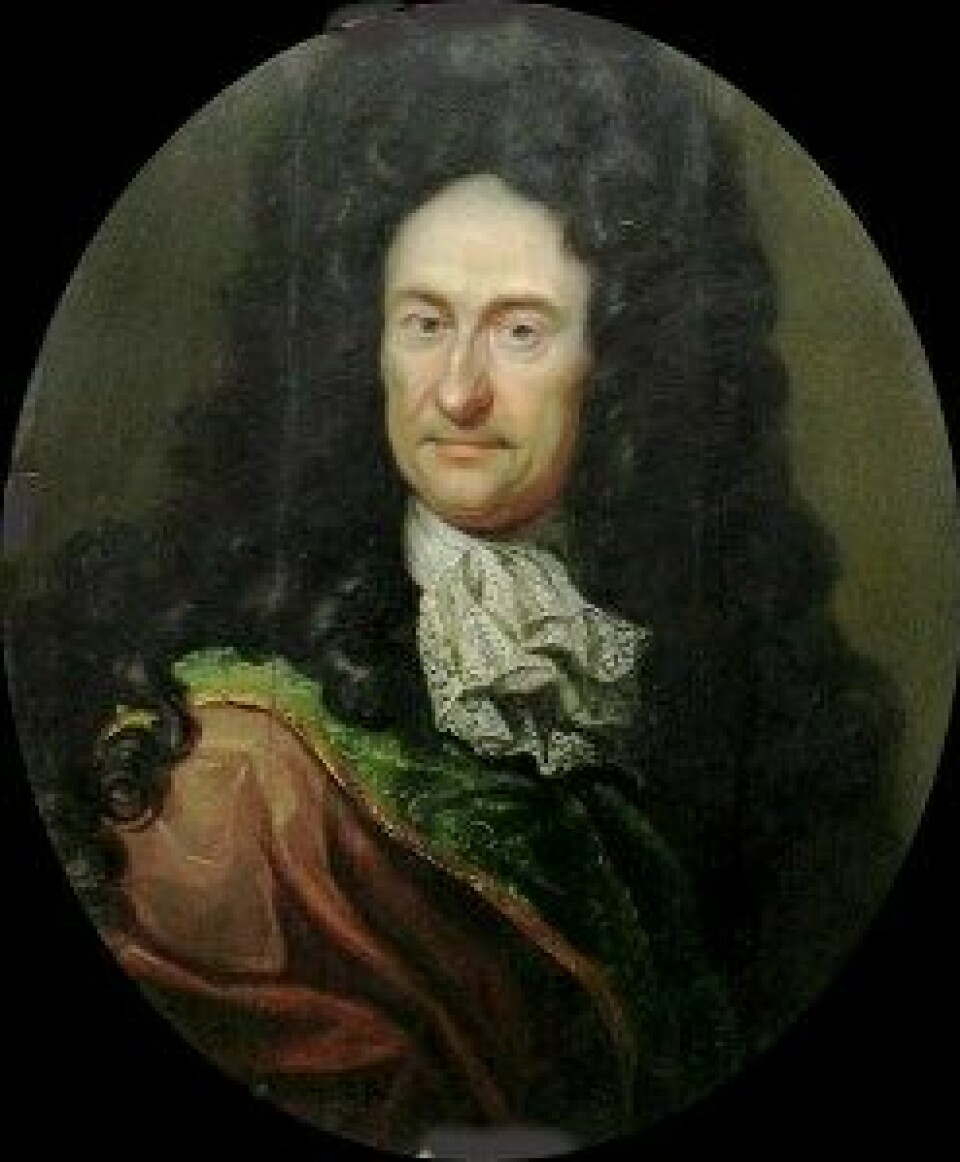 Gottfried Wilhelm Leibniz (1646-1716) skrev sin teodicé nitten år etter Conways. (Illustrasjon: Wikimedia commons)