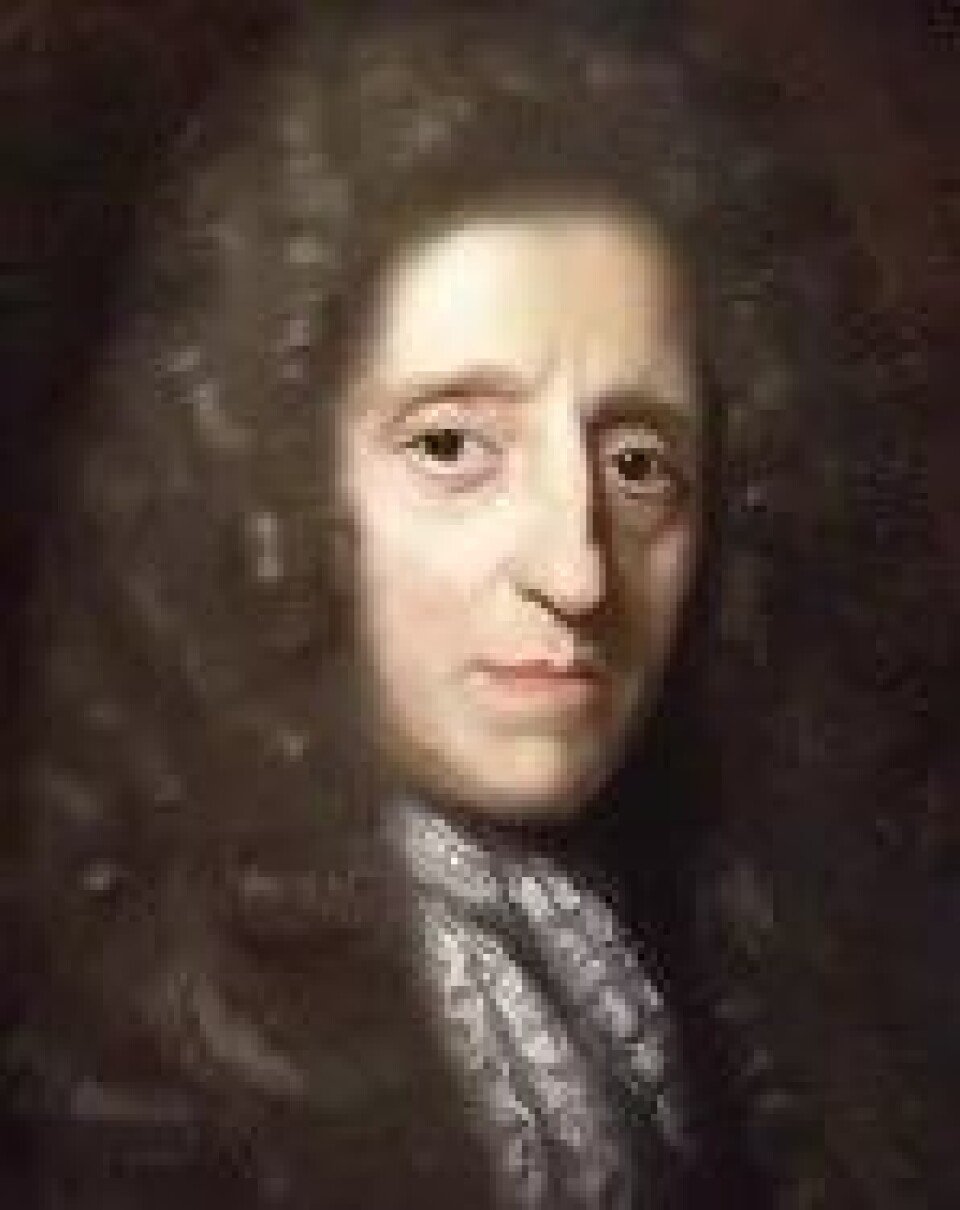 Å forsyne seg mer enn nødvendig må regnes som å rane fra andre, mente filosofen John Locke. Her portrettert av Herman Verelst (d. 1690). (Kilde: Wikimedia commons) Å forsyne seg mer enn nødvendig må regnes som å rane fra andre, mente filosofen John Locke. Her portrettert av Herman Verelst (d. 1690). (Kilde: Wikimedia commons)