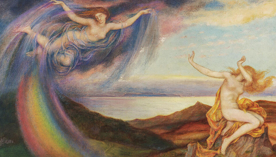 Evelyn de Morgan: Sunbeam and Summer Shower. Evelyn de Morgan: Sunbeam and Summer Shower.
