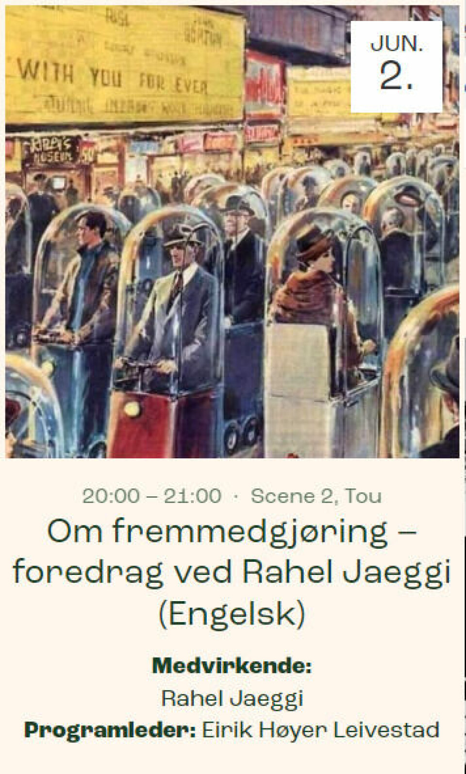 Rahel Jaeggi vil holde foredrag på festivalen Wonderful World i Stavanger den 2.juni.