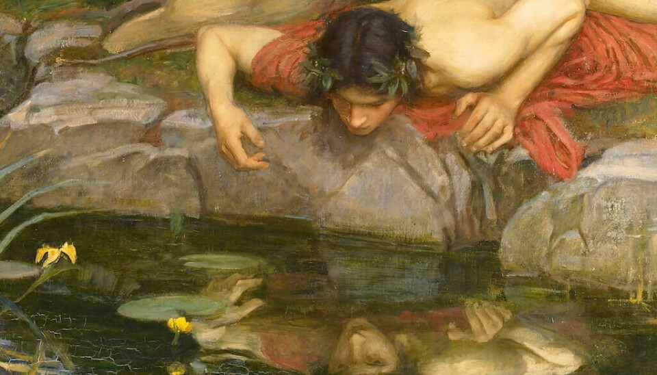 Narcissus er oppslukt av sin egen refleksjon