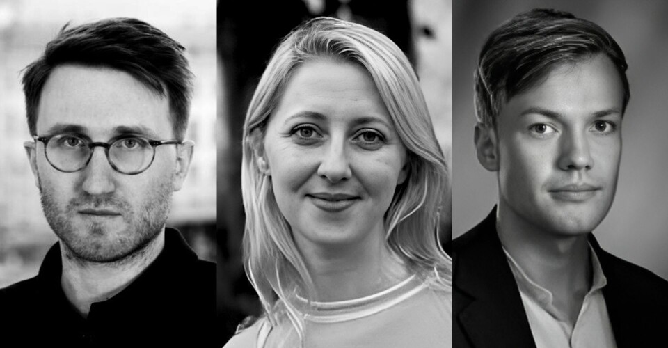 Fra venstre: Wolfgang Hottner, Katherine Everitt og Eirik Fevang.
