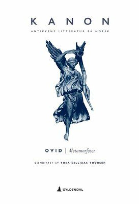 Metamorfoser er hovudverket til den romerske diktaren Ovid (43 f.Kr.—17 e.Kr.). Professor i klassiske studiar Thea Selliaas Thorsen har gjendikta det omfattande eposet som del av Kanon-serien på Gyldendal.